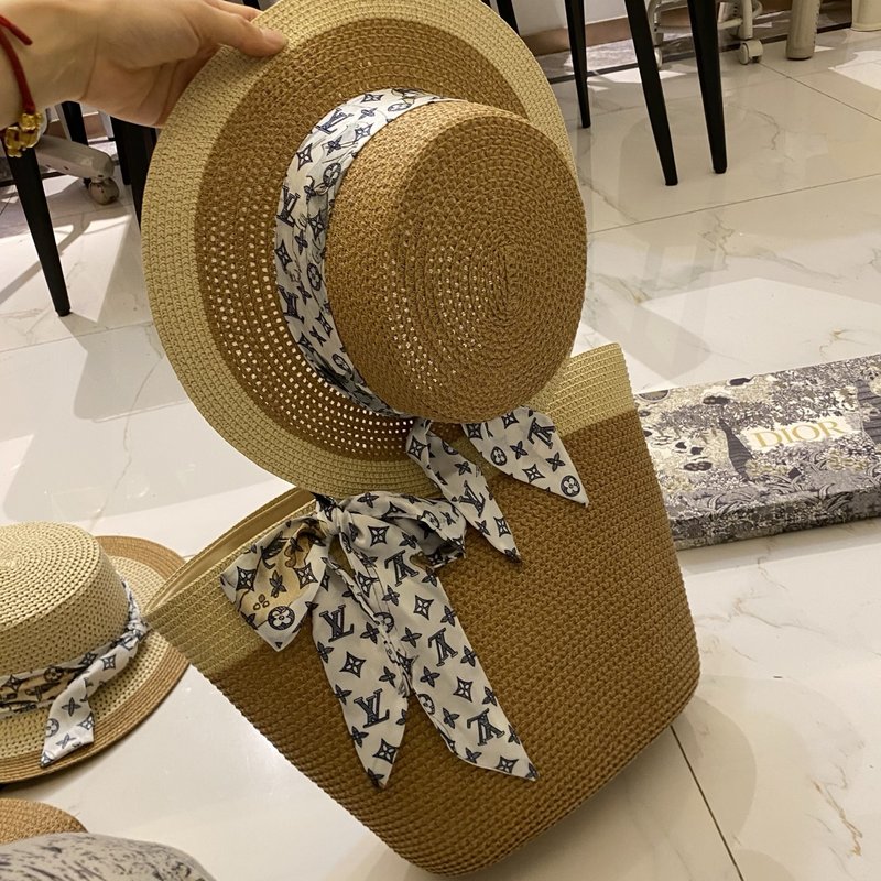 LV 플랫캡 비치백 001-266292
