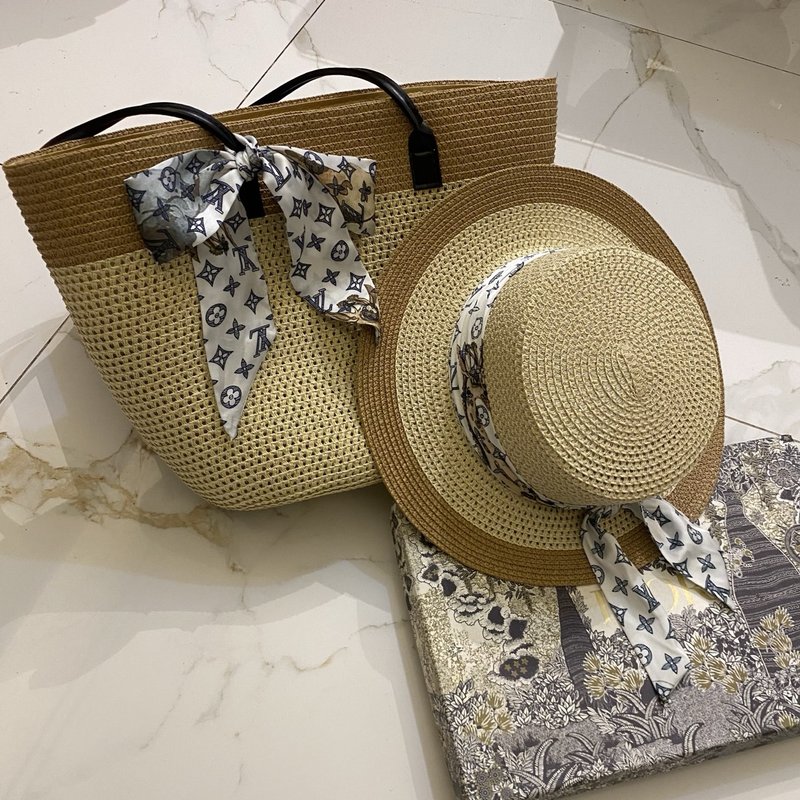 LV 플랫캡 비치백 001-266292