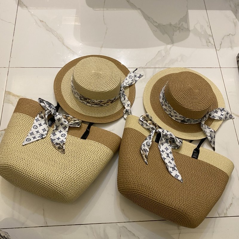 LV 플랫캡 비치백 001-266292