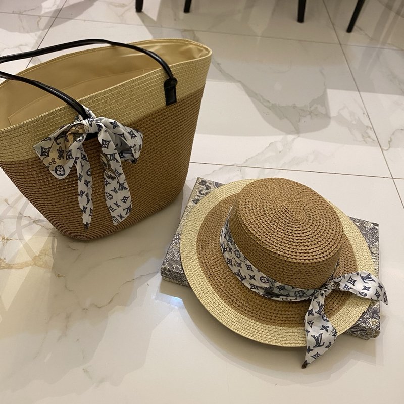 LV 플랫캡 비치백 001-266292