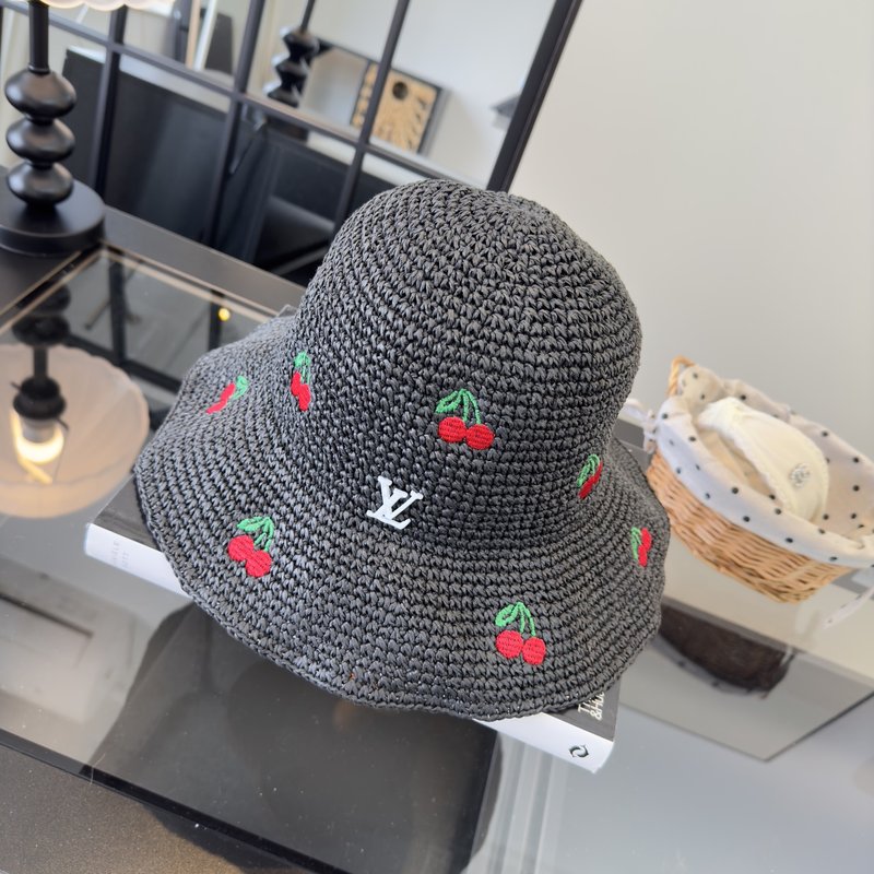 LV 신상 접이식 밀짚모자 001-266304