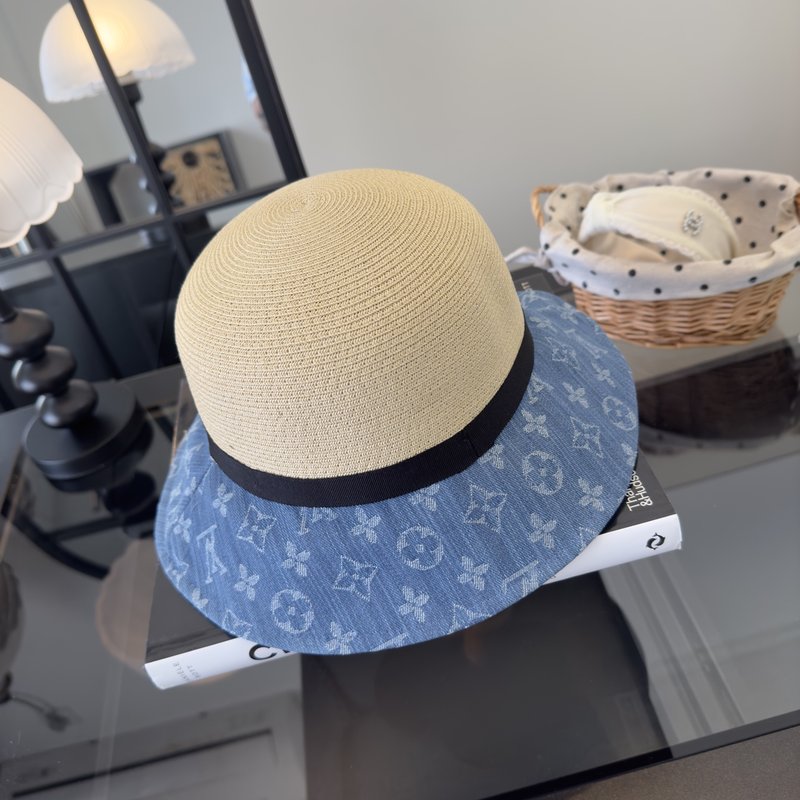 LV 라피아 모노그램 모자 001-266308