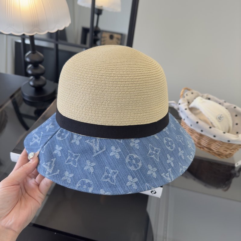 LV 라피아 모노그램 모자 001-266308