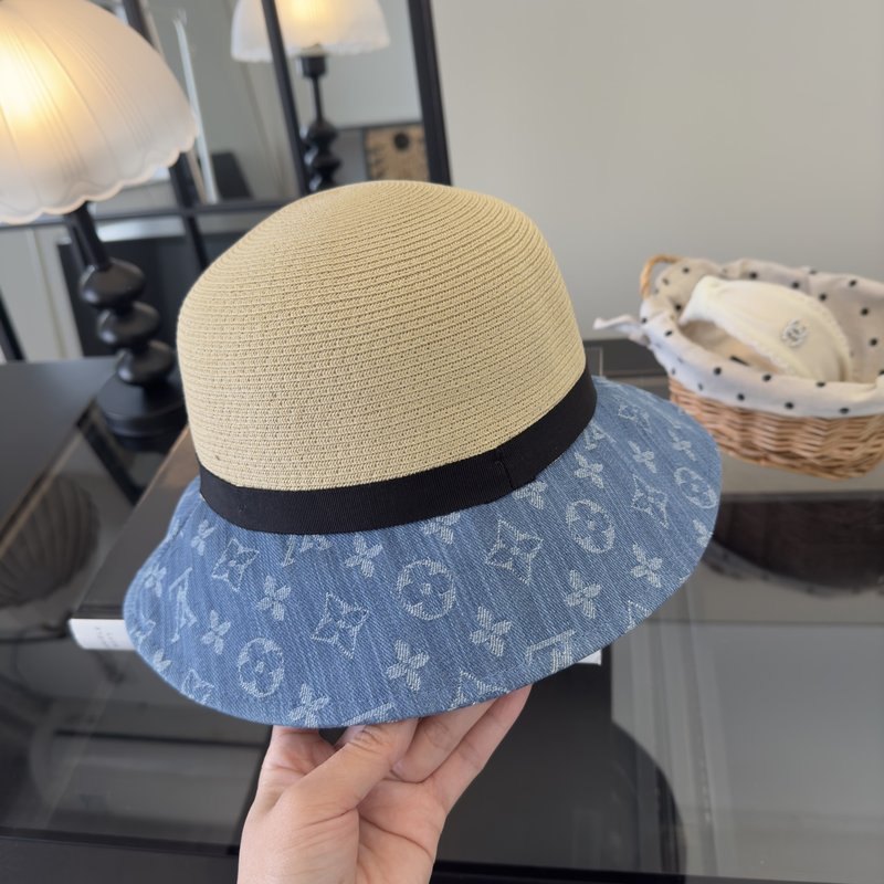 LV 라피아 모노그램 모자 001-266308