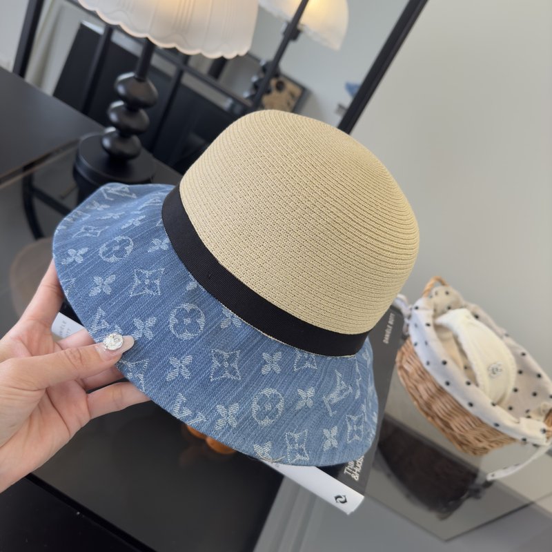 LV 라피아 모노그램 모자 001-266308