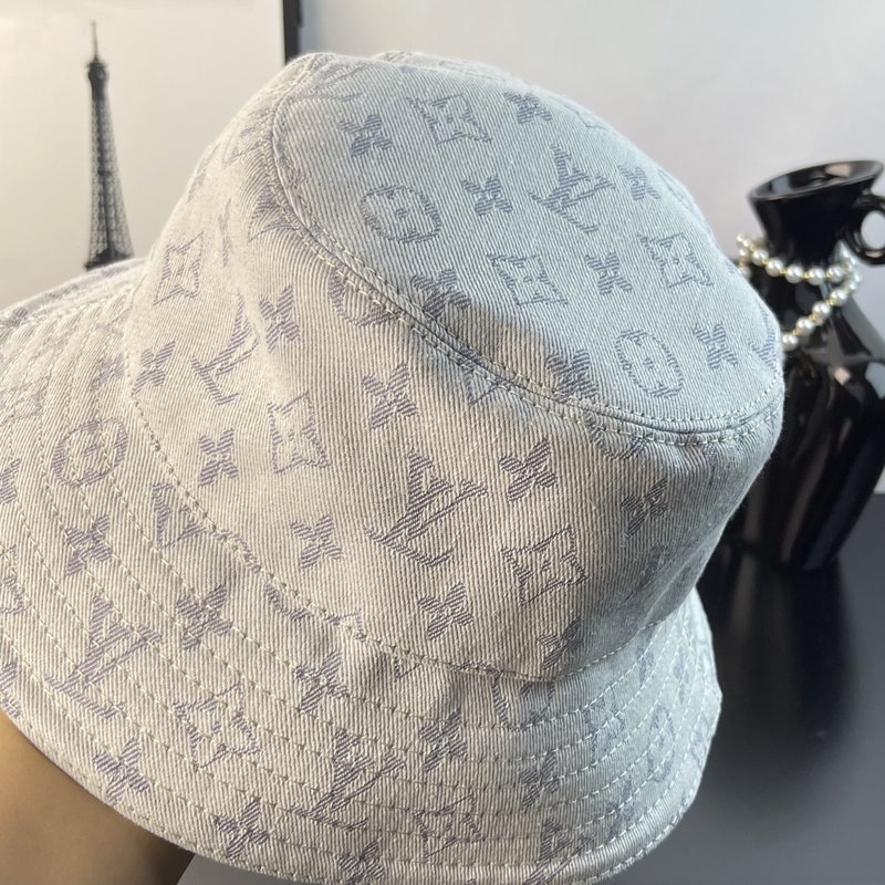 LV 데님 자카드 버킷햇 001-266310
