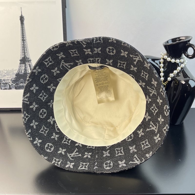 LV 데님 자수 버킷햇 001-266311