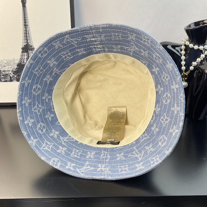 LV 데님 자수 버킷햇 001-266314