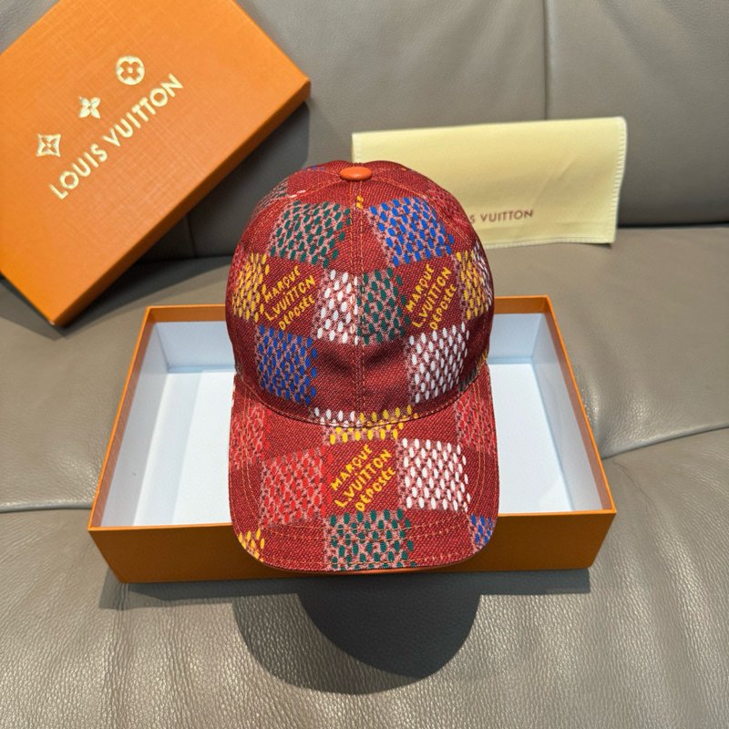 LV 체크무늬 야구모자 001-266323