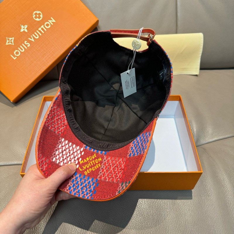 LV 체크무늬 야구모자 001-266323