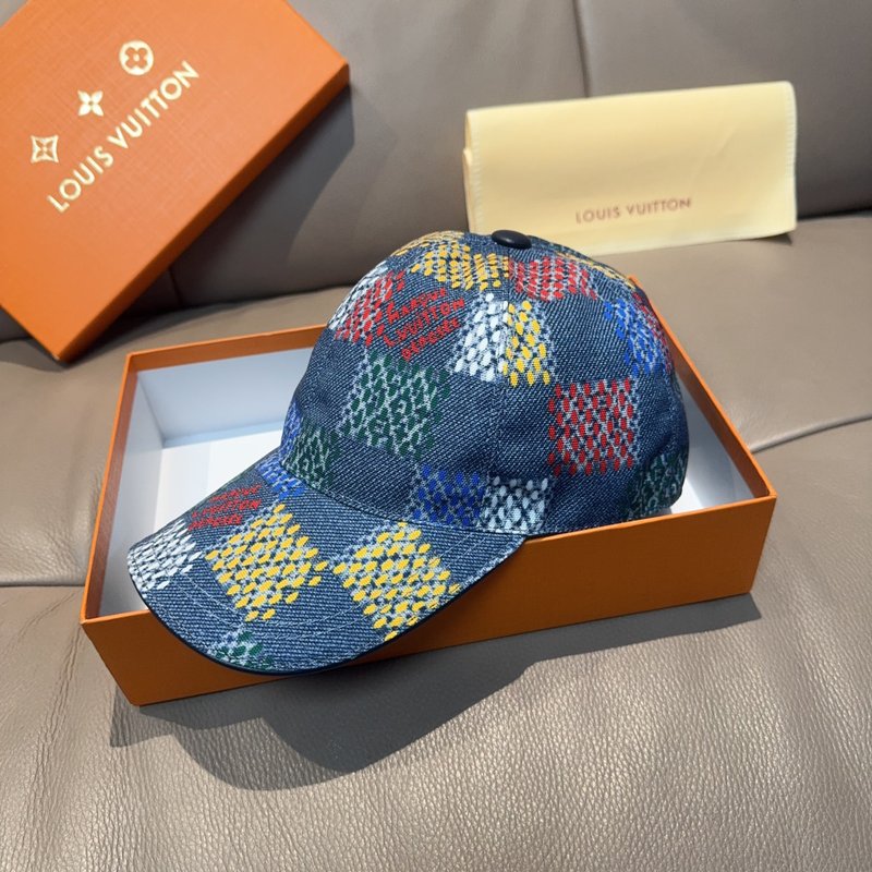 LV 신형 체크무늬 야구모자 001-266324
