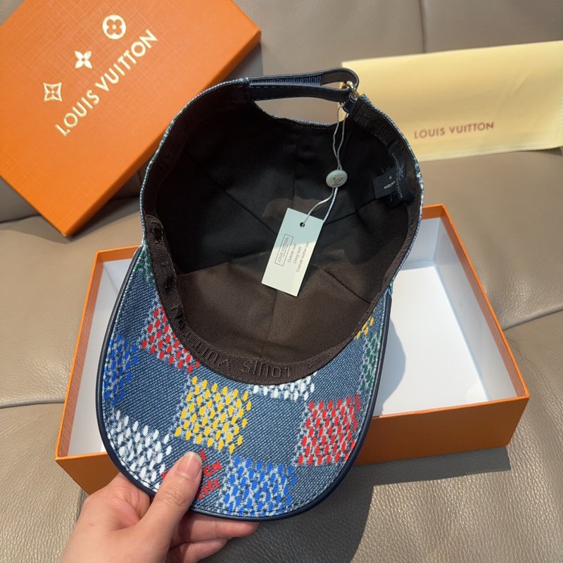 LV 신형 체크무늬 야구모자 001-266324
