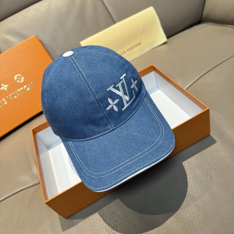 LV 자수 야구모자 (캔버스+소가죽) 001-266326