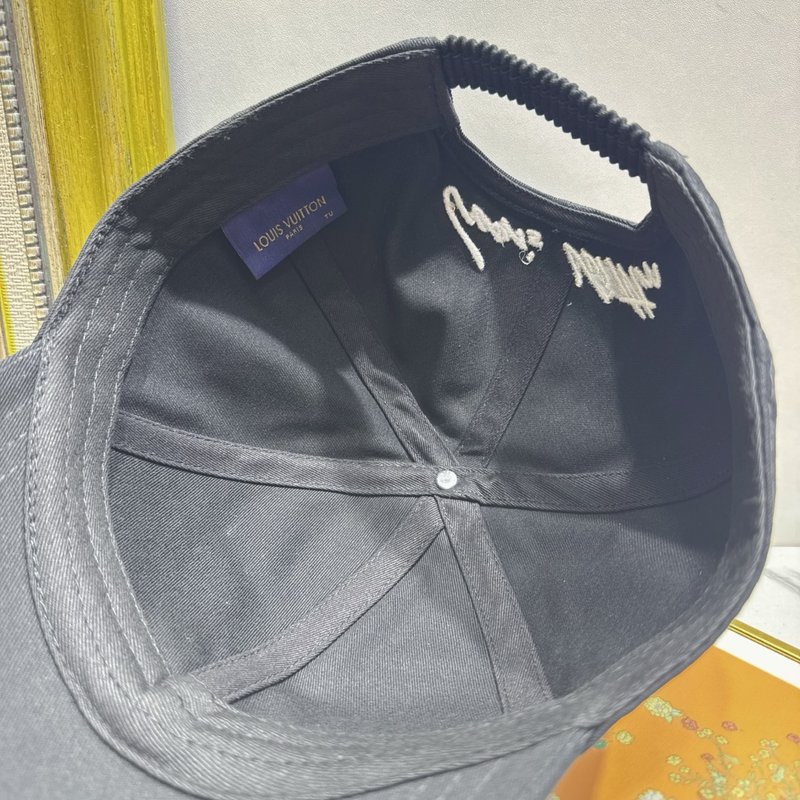Louis Vuitton 자수 순면 야구모자 001-266335