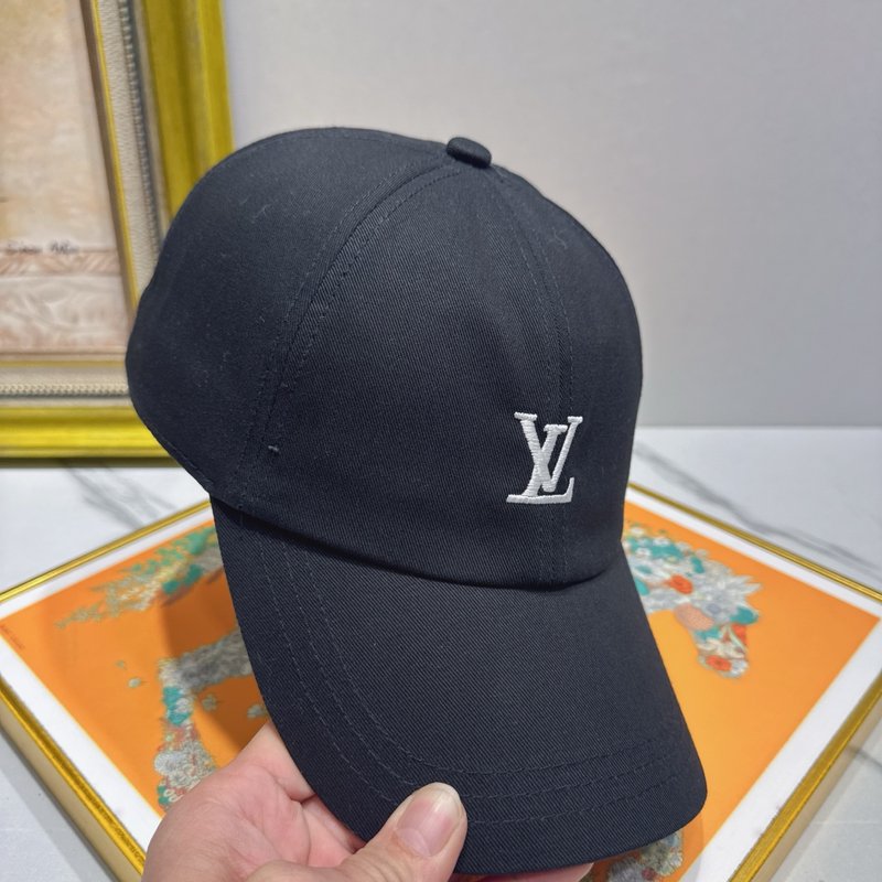 Louis Vuitton 자수 순면 야구모자 001-266335