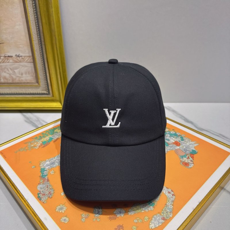 Louis Vuitton 자수 순면 야구모자 001-266335