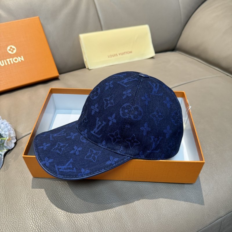 LV 데님 자수 야구 모자 001-266342