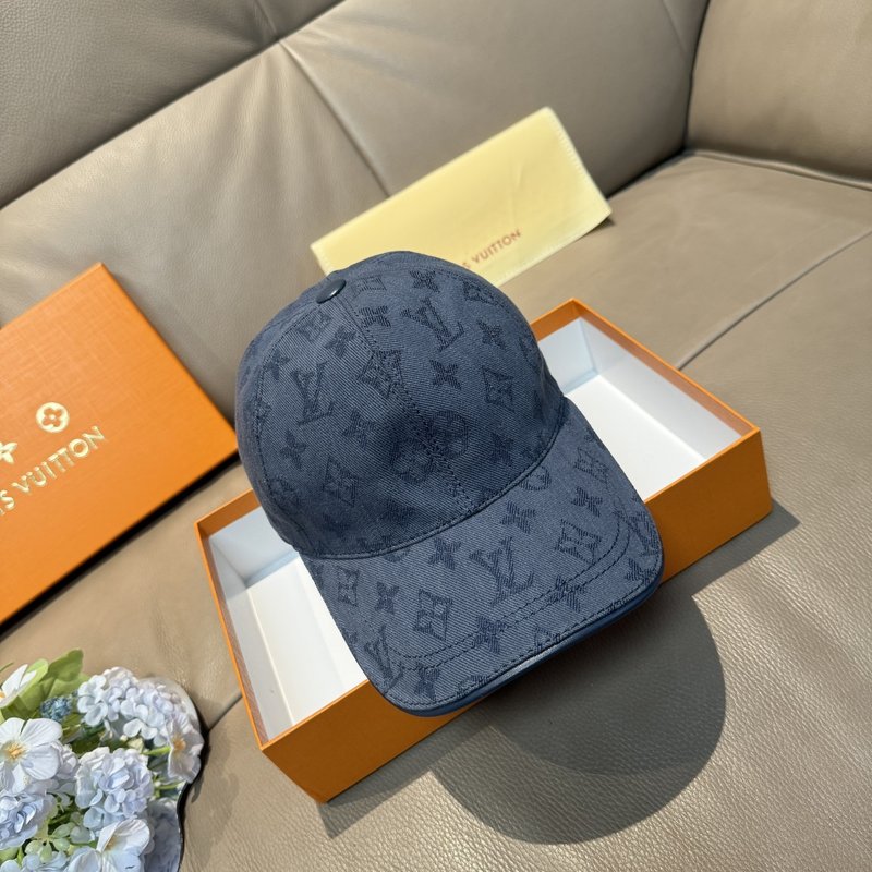 LV 데님 자수 야구 모자 001-266342