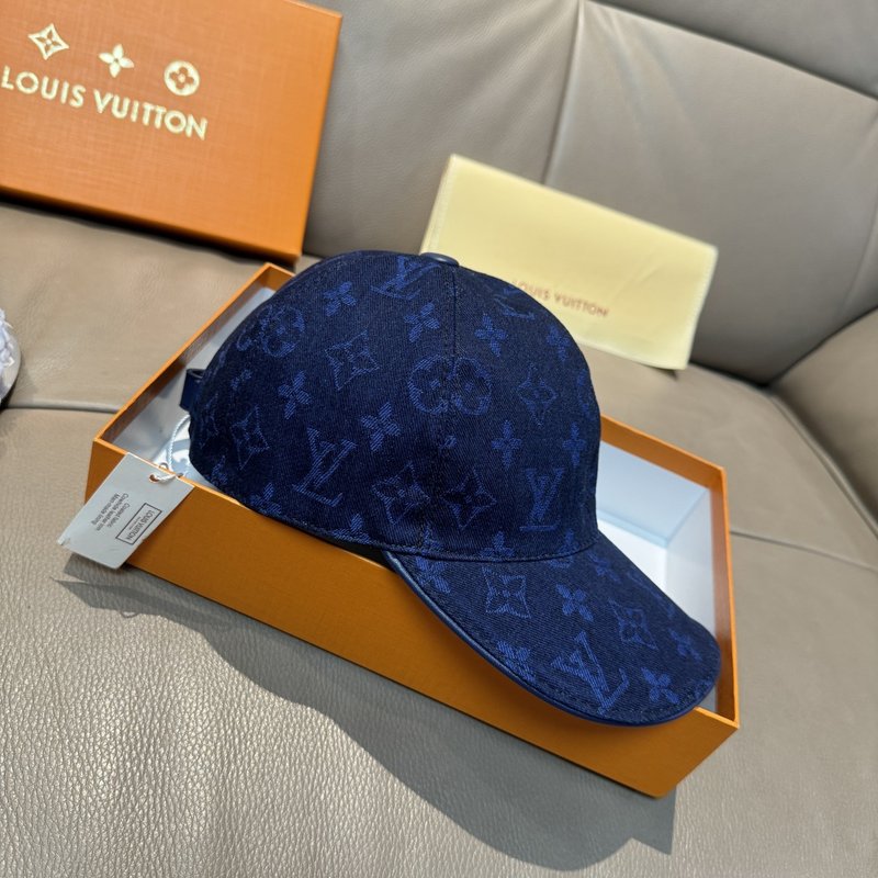 LV 데님 자수 야구 모자 001-266342