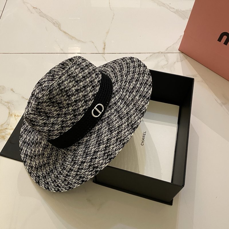 디올 하운드투스 리넨 스타일 모자 001-266369
