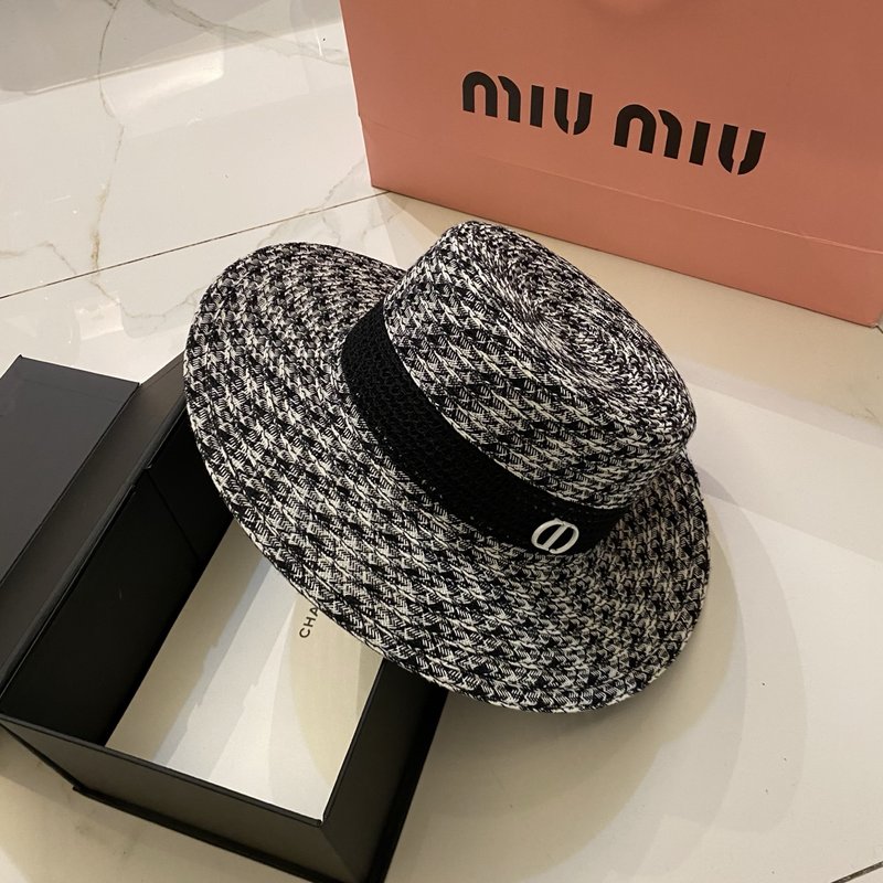 디올 하운드투스 리넨 스타일 모자 001-266369