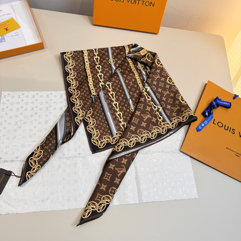 루이비통 체인 프린트 스카프 001-266398
