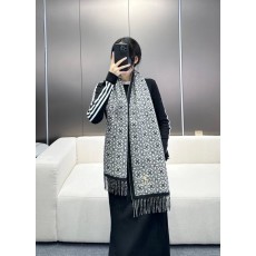 루이비통 클로버 양면 자카드 목도리 001-266407