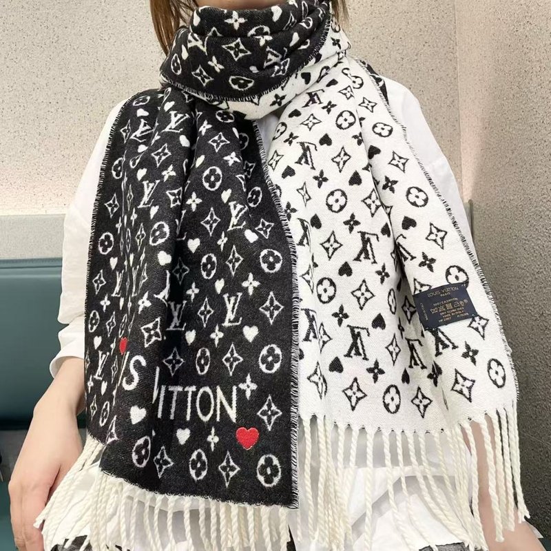 LV 모노그램 캐시미어 스카프 001-266439