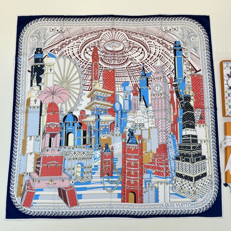 루이비통 Monogram City 스카프 001-266449