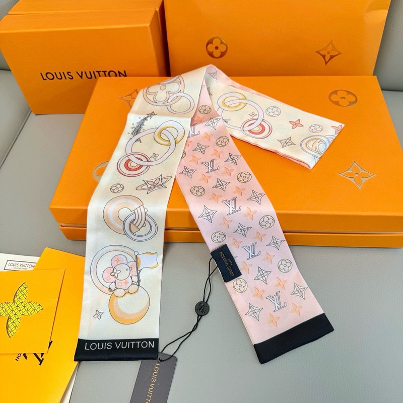 루이비통 비비앙 실크 스카프 001-266458