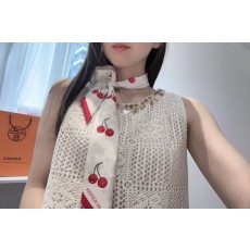 루이비통 실크 체리 패턴 헤어밴드 001-266472