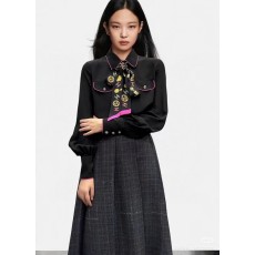 샤넬 실크 더블 사이드 스카프 001-266539