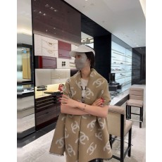 샤넬 풀로고 숄 스카프 양면 디자인 001-266573