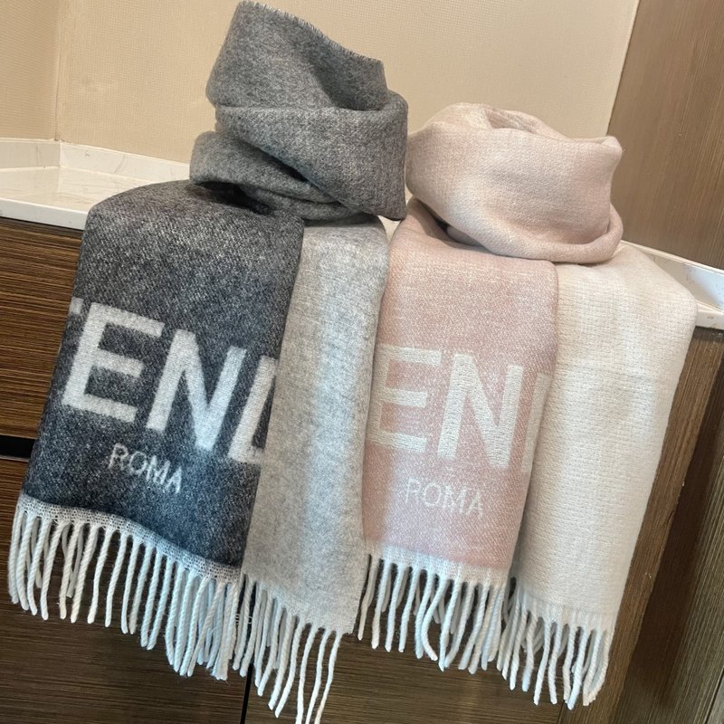 샤넬 스타일 순모 스카프 001-266575