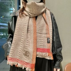 샤넬 울 스카프 고급스러운 디자인 001-266577