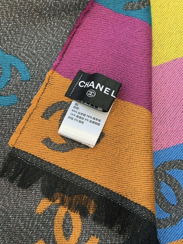 샤넬 레인보우 캐시미어 머플러 001-266584