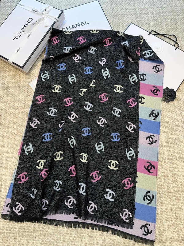 샤넬 레인보우 스카프 001-266585