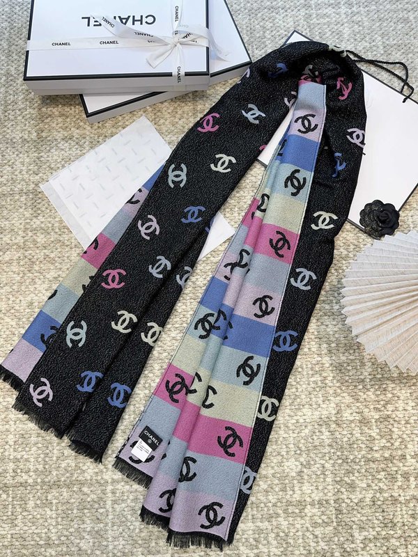 샤넬 레인보우 스카프 001-266585