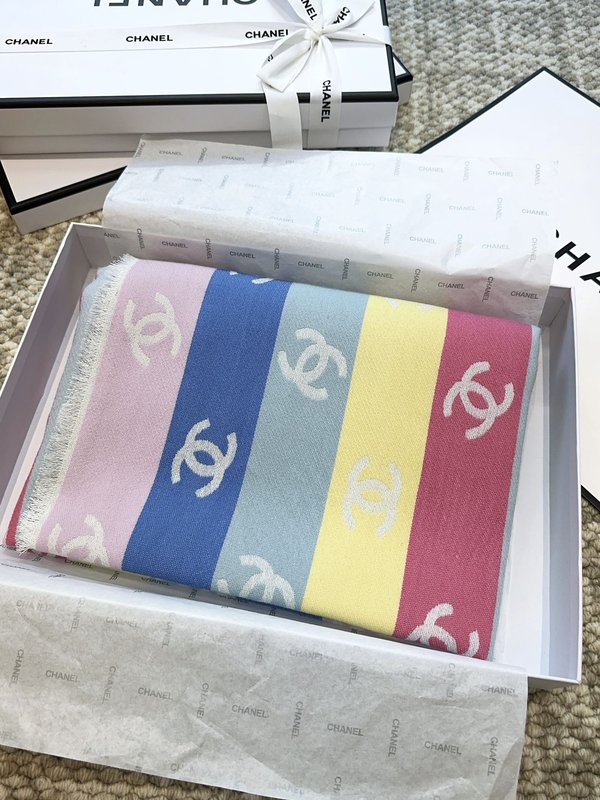 샤넬 레인보우 스카프 001-266586