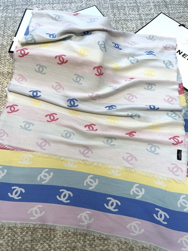샤넬 레인보우 스카프 001-266586