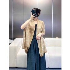 샤넬 더블 C 숄 스카프 001-266599