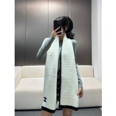 샤넬 순캐시미어 자수 스카프 숄 001-266606