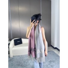 샤넬 캐시미어 양면 그라데이션 숄 001-266609