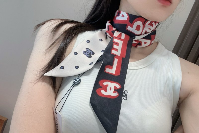 샤넬 머리띠/스카프 001-266623