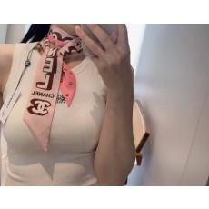 샤넬 헤어밴드/리본, 양면 트윌 실크, 멀티 스카프 001-266624