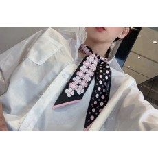 샤넬 실크 헤어밴드 스카프 001-266639