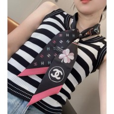 샤넬 실크 리본 헤어밴드 001-266659