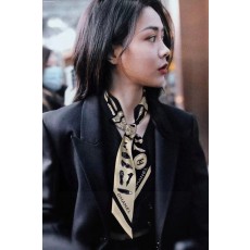 샤넬 양면 트윌 실크 헤어밴드 001-266667