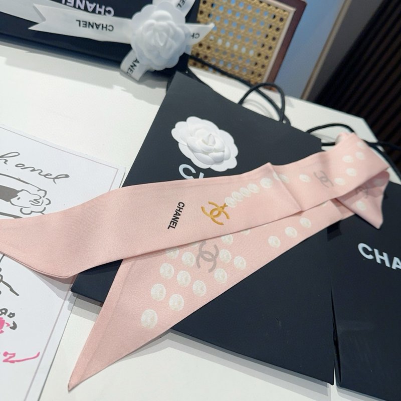 샤넬 리틀 펄 헤어밴드/스카프 001-266671