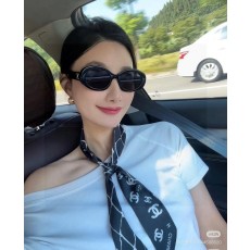 샤넬 양면 실크 헤어밴드 001-266690